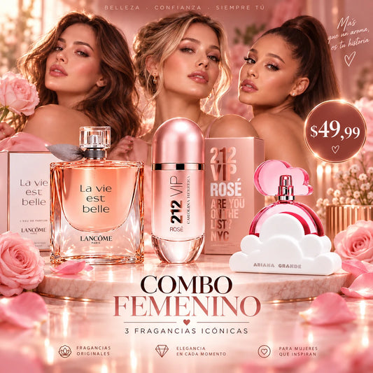 Combo Tres Perfumes Femeninos