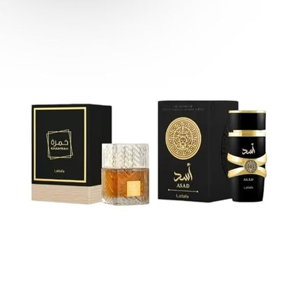 Combo Perfume ASAD y Khamrah 100 ML.