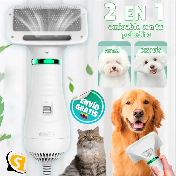 CEPILLO SECADOR PARA MASCOTAS