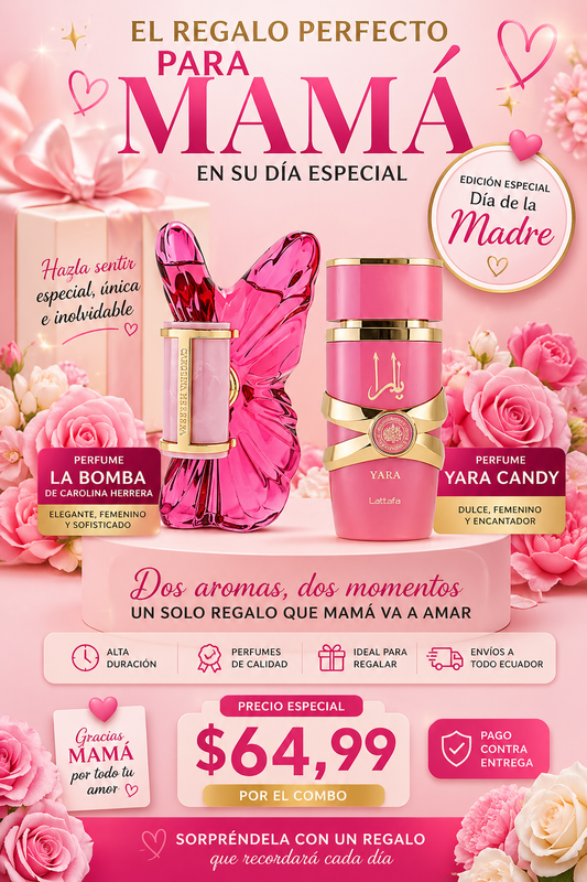 Combo Perfume La Bomba y Perfume Yara Candy