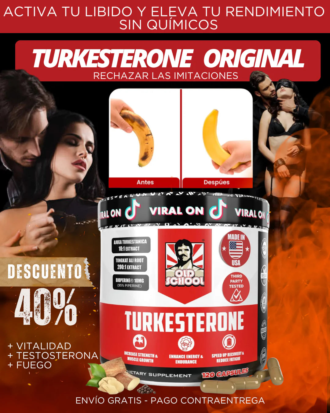 Turkesterone™ Energía y Rendimiento Natural