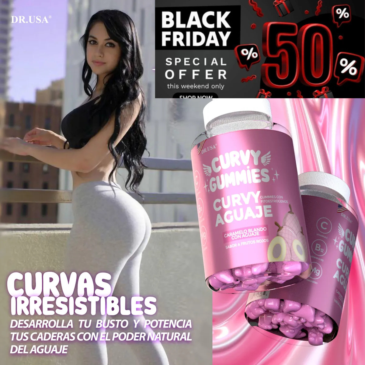 CURVY GUMMIES - Gomitas de Aguaje