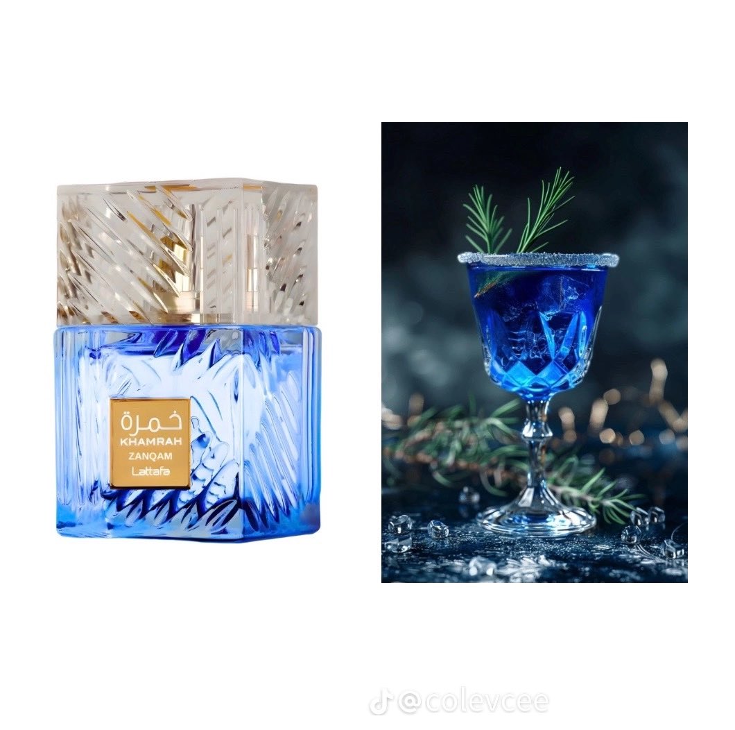 Perfume Khamrah Zanqam (AZUL) de Lataffa 100 ml