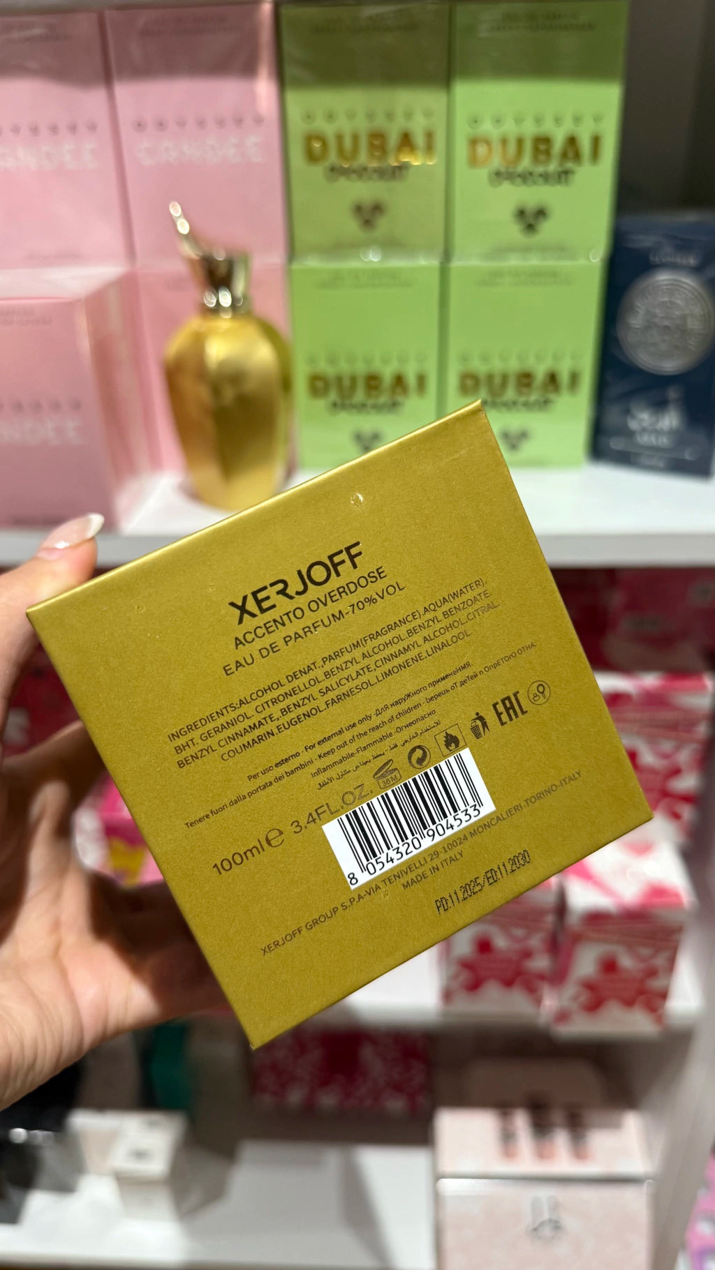 PERFUME XERJOFF ACCENTO OVERDOSE 100 ML